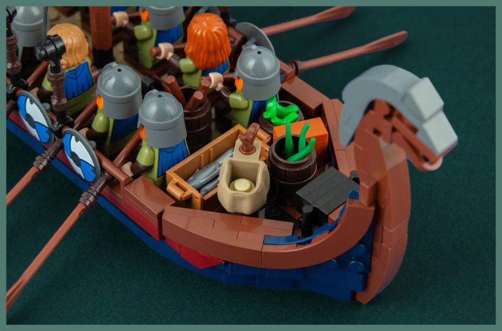 LEGO Ideas viking longship food store