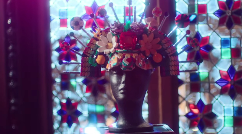 Actor Billy Porter teams up with kids to design colourful LEGO headdress