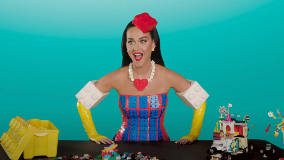 LEGO partners Katy Perry up with a team of kid interviewers