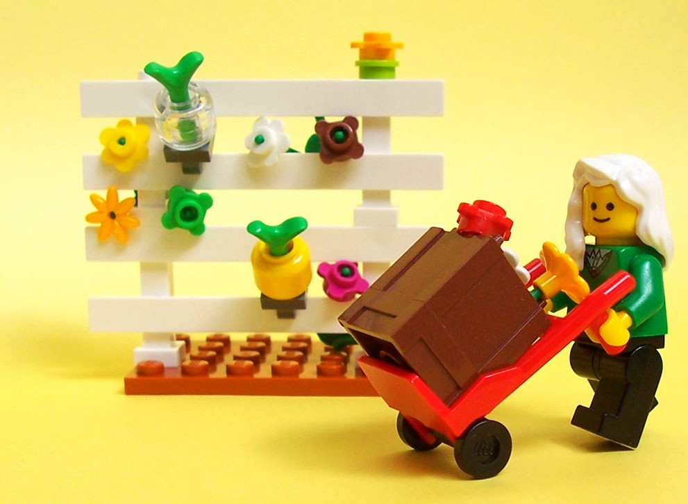 Brick Pic of the Day: Springtime gardening