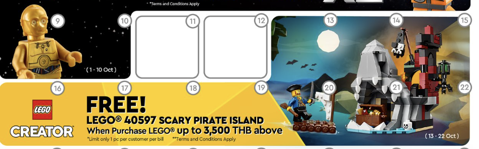 LEGO Creator 40597 Scary Pirate Island