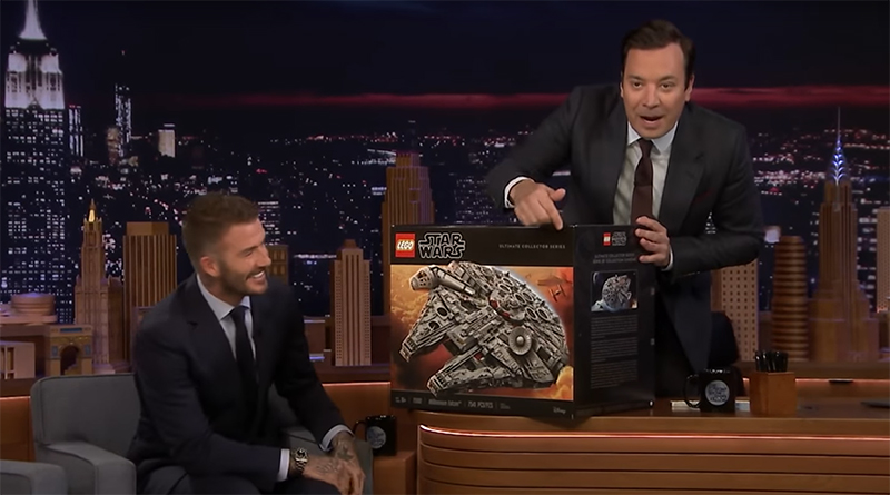 ‘I do love LEGO,’ says David Beckham