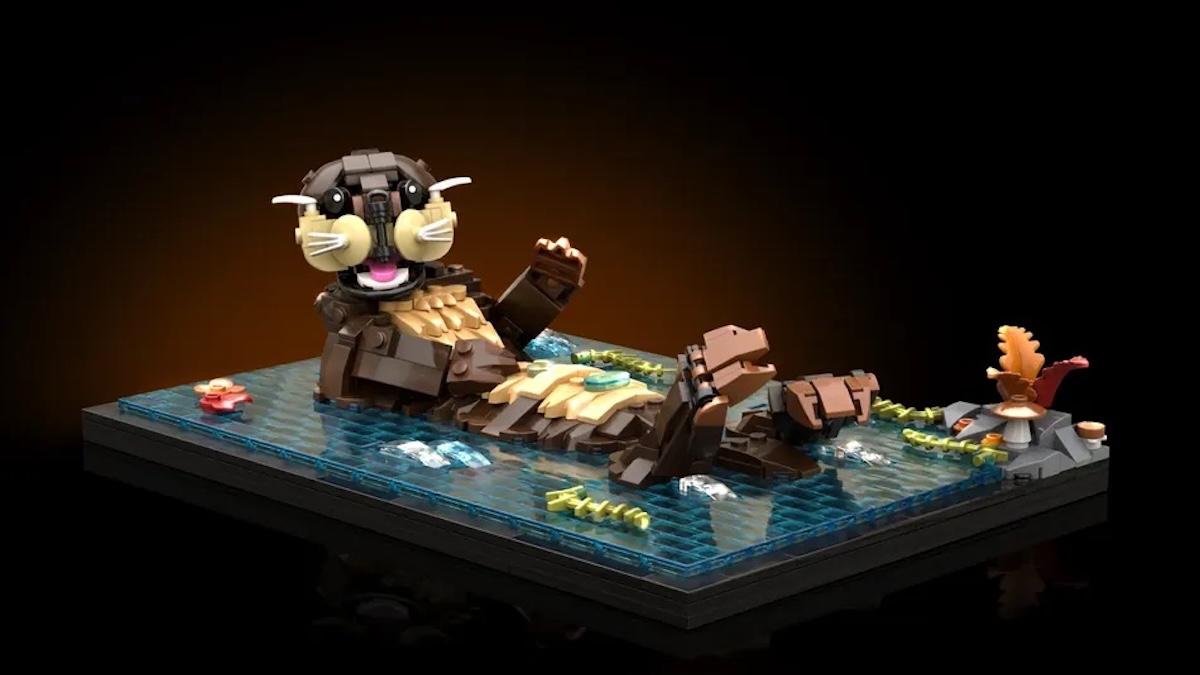 LEGO Sea Otter captures the hearts of 10,000 supporters on LEGO Ideas