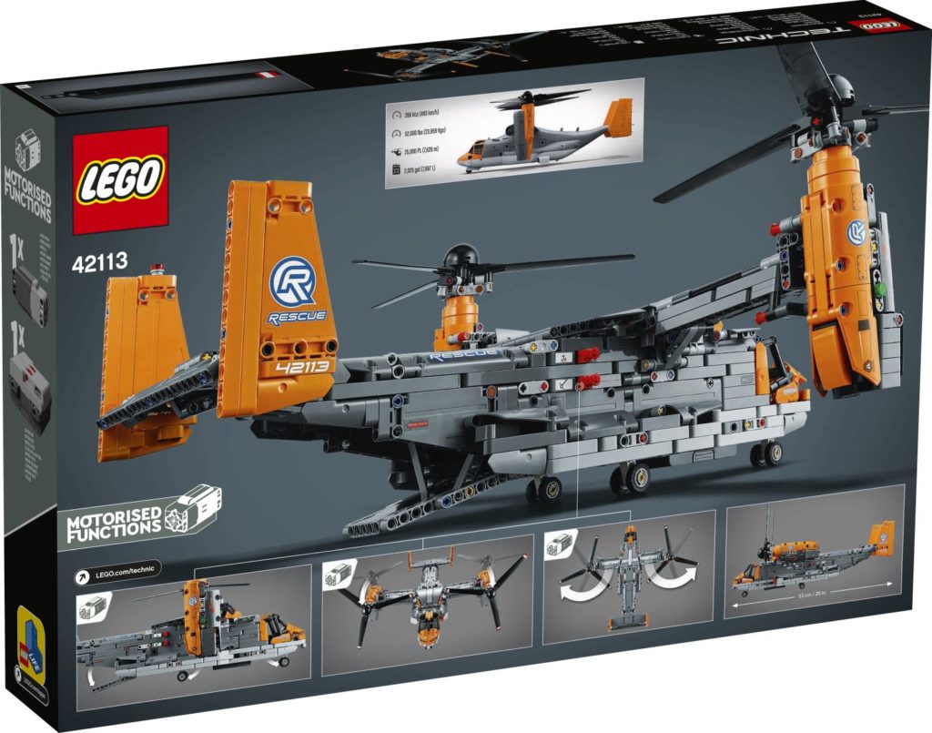LEGO Technic 42113 Bell Boeing V 22 Osprey 2