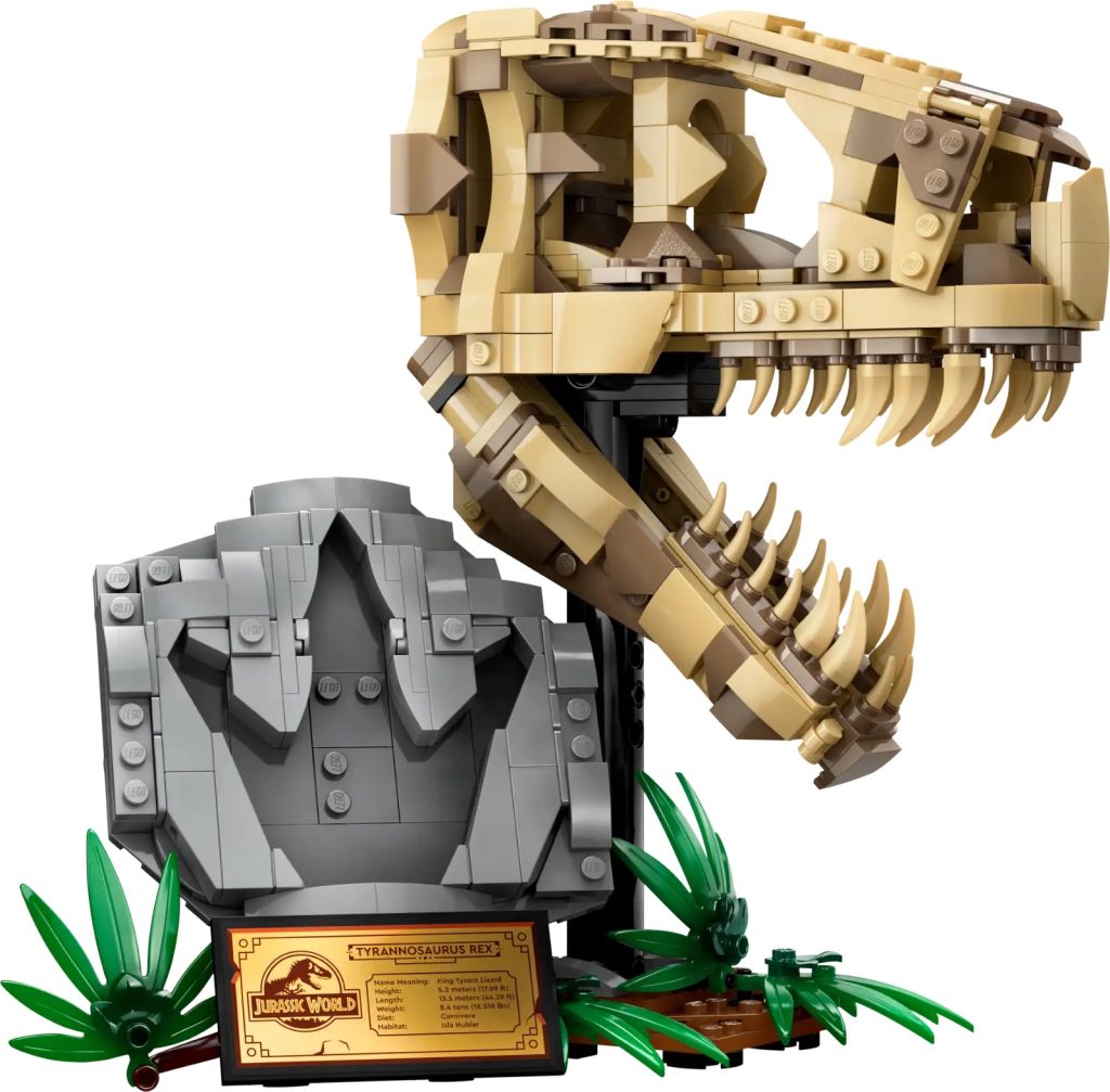 LEGO Jurassic World 76964 Dinosaur Fossils T. rex Skull 2 1024x1007
