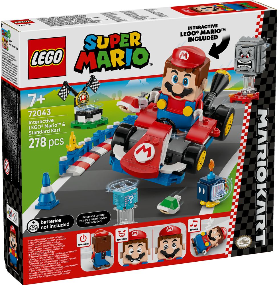 LEGO Super Mario 76043 Interactive LEGO Mario Standard Kart