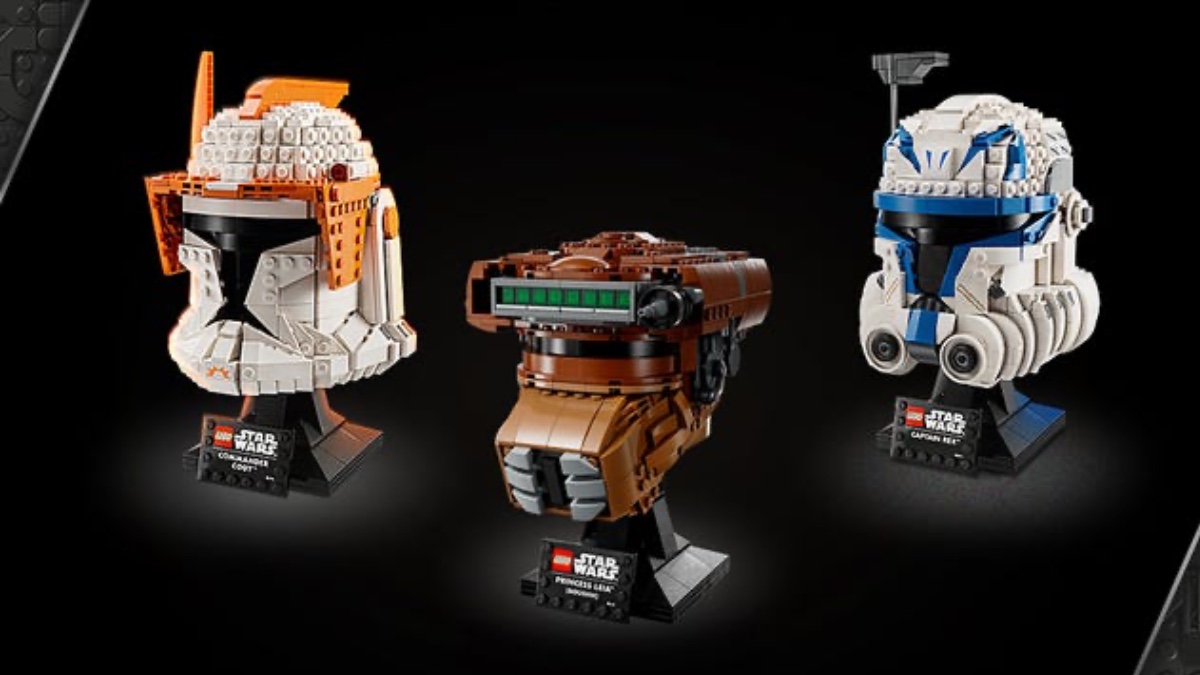 The latest LEGO Star Wars helmets presented unique design challenges