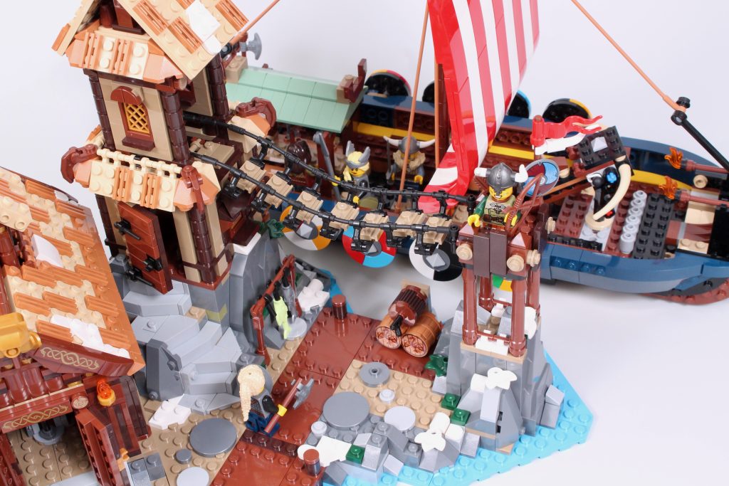 LEGO Ideas 21343 Viking Village 31132 Viking Ship and the Midgard Serpent 6 1024x683