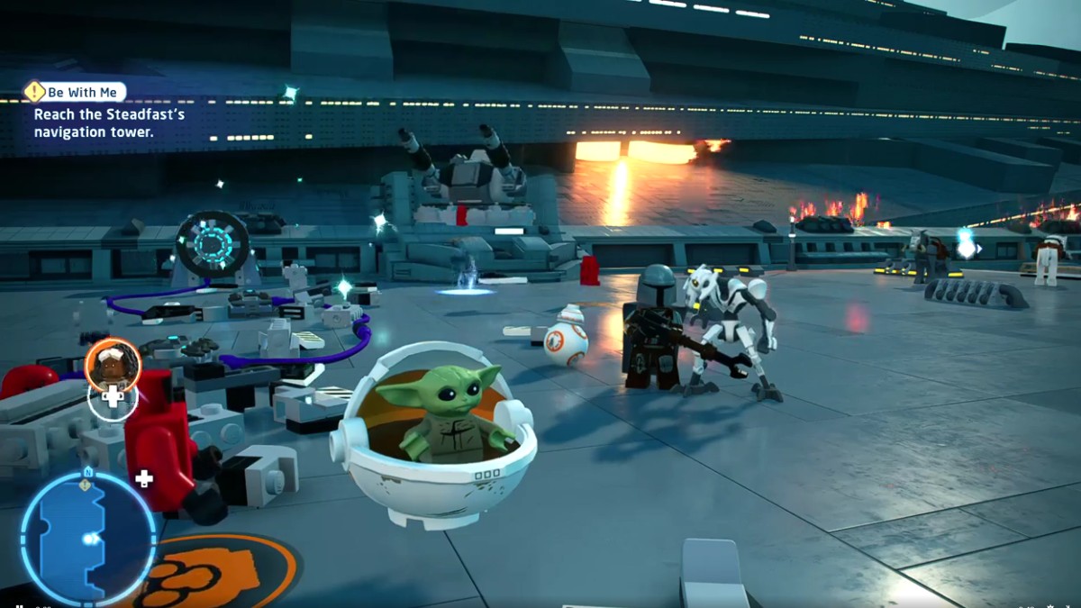 It turns out you can play as Grogu in LEGO Star Wars: The Skywalker Saga