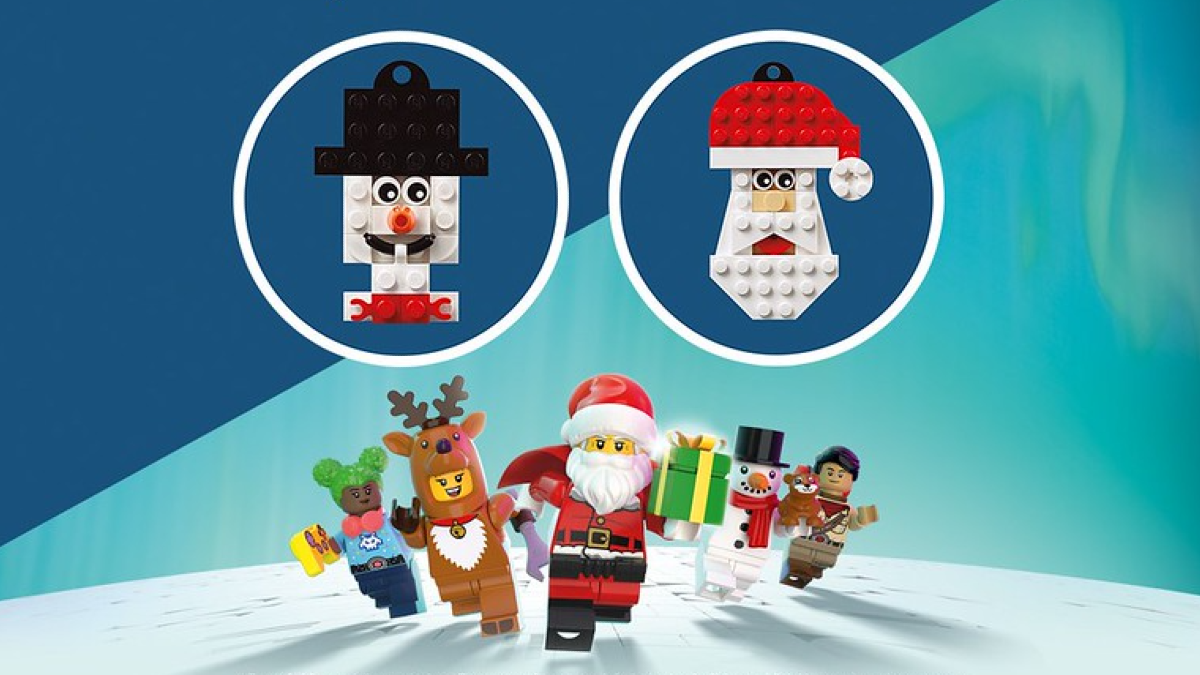 Free LEGO Christmas models available at The Entertainer this weekend