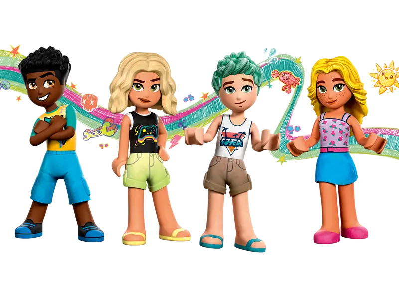 LEGO Friends 41737 Beach Amusement Park Minidolls