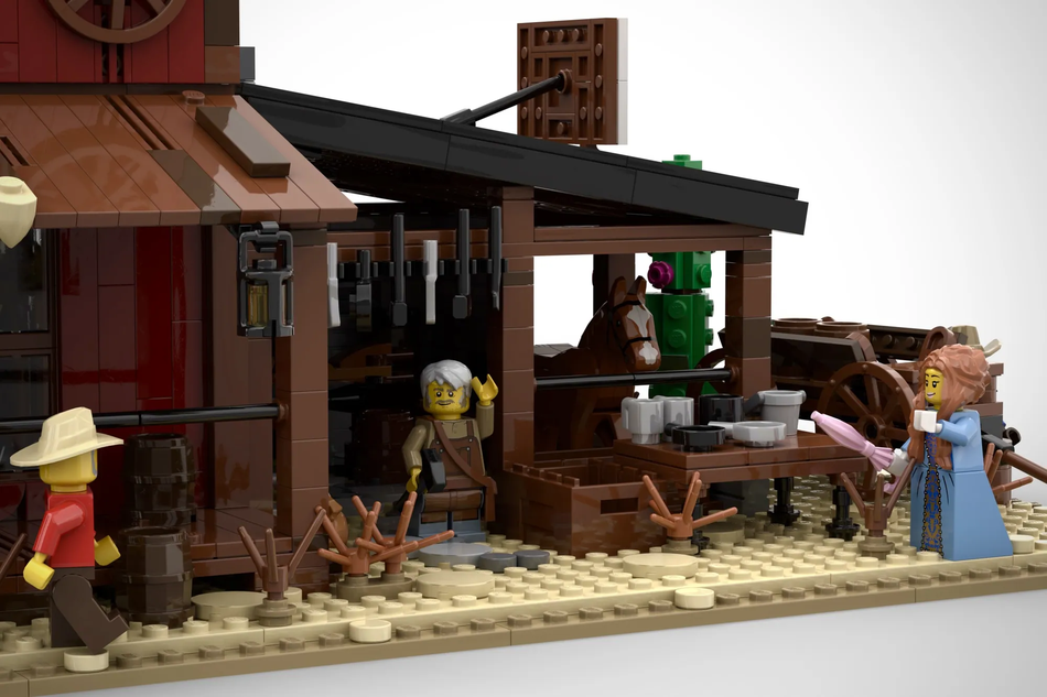 LEGO Ideas Blacksmith – Wild West 4