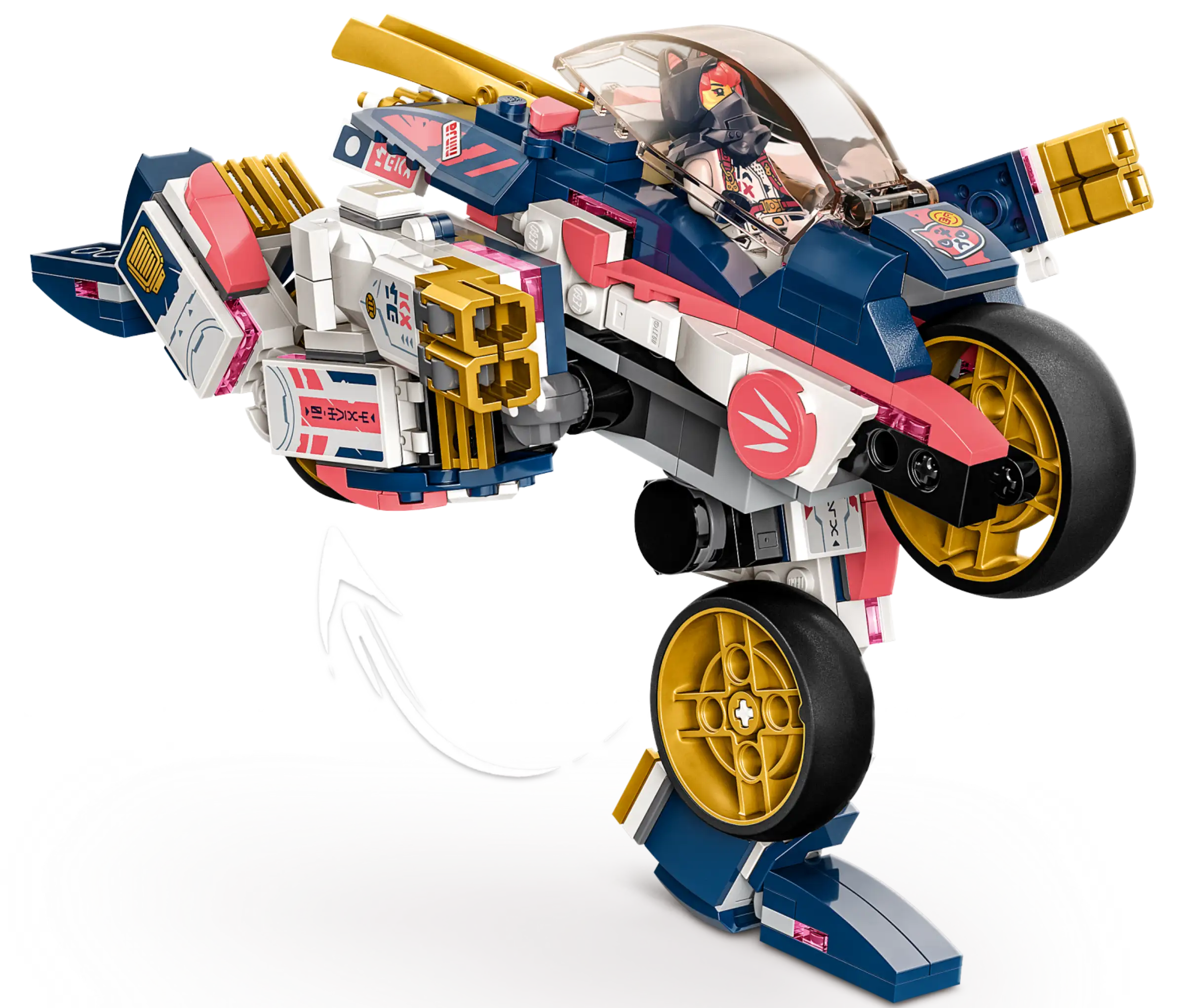 LEGO NINJAGO 71792 Soras Transforming Mech Bike Racer 5