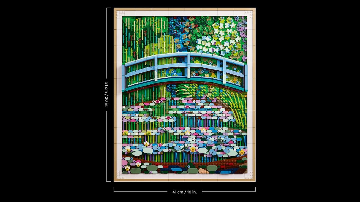 LEGO Art 31220 Claude Monet – Bridge over a Pond of Water Lilies 23 1200x675