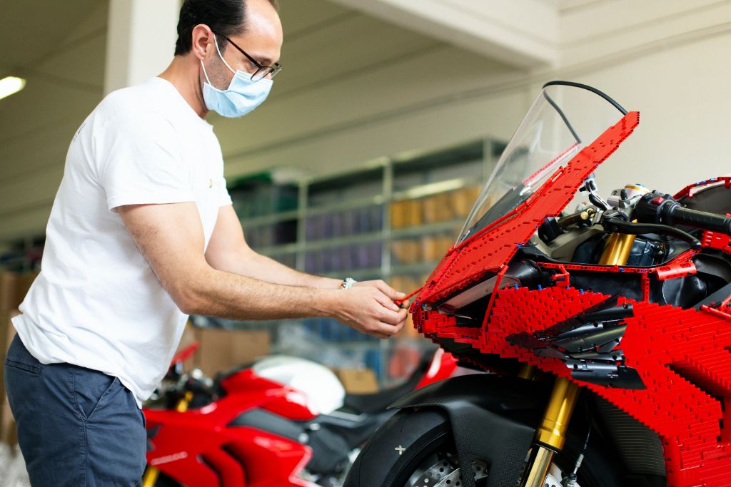 LEGO Technic life size Ducati 2