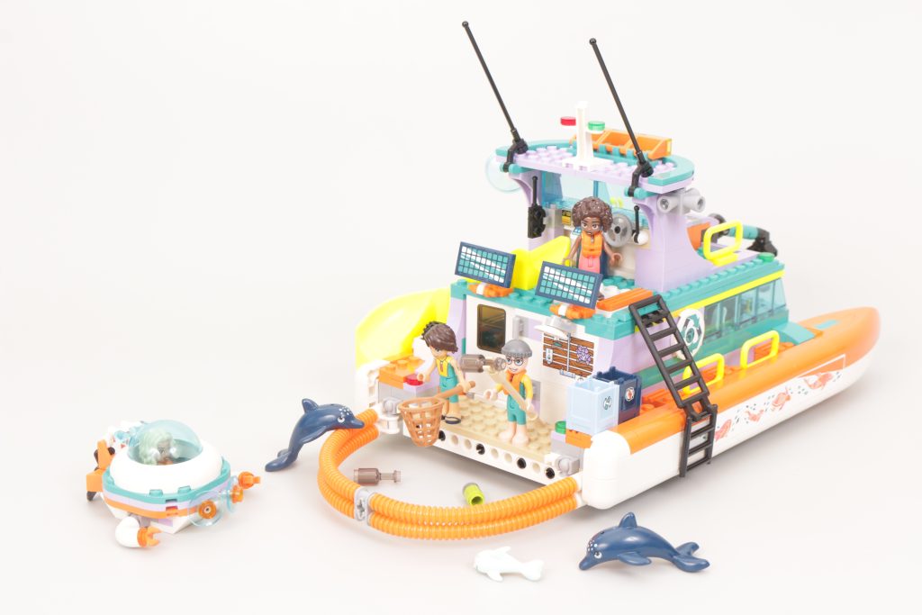 LEGO Friends 41734 Sea Rescue Boat review 2 1024x683