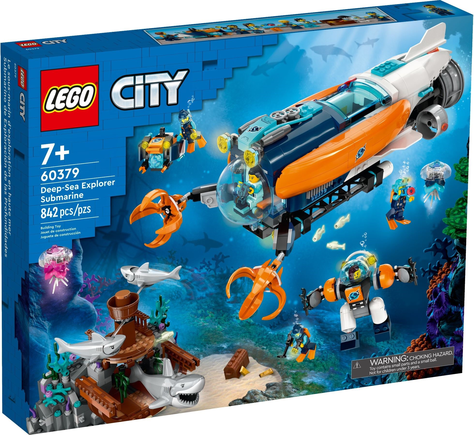 LEGO City 60379 Deep Sea Explorer Submarine 1
