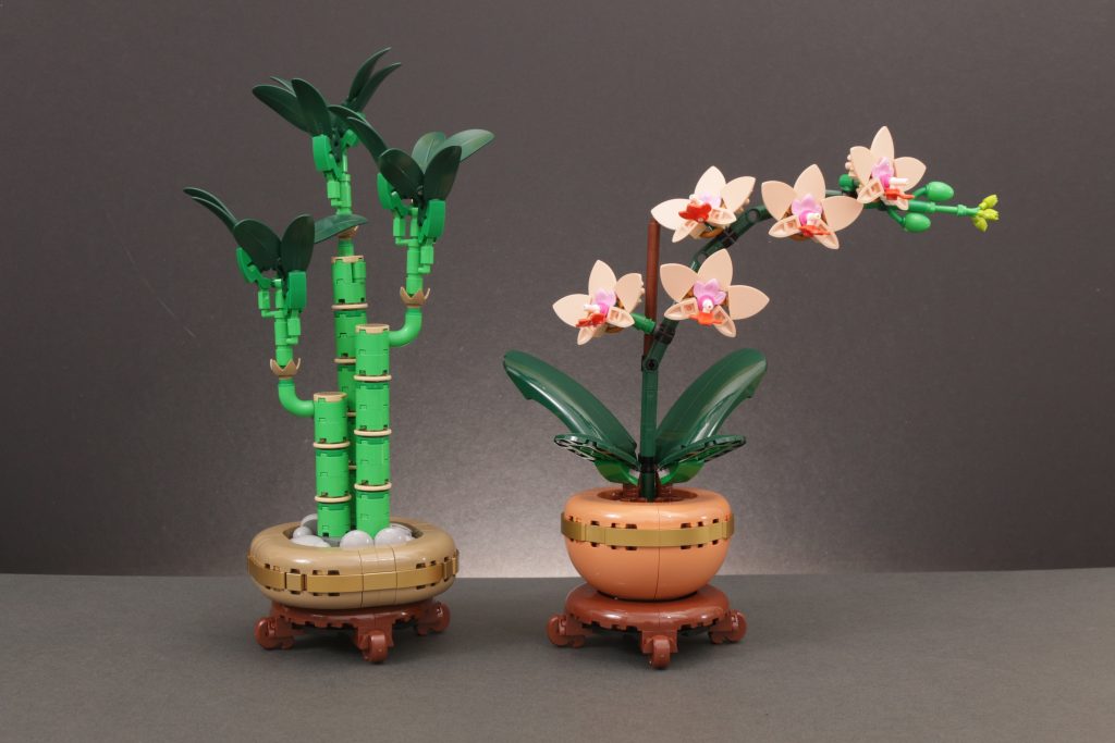 LEGO Botanicals 10343 Mini Orchid and 10344 Lucky Bamboo review 2 1024x683