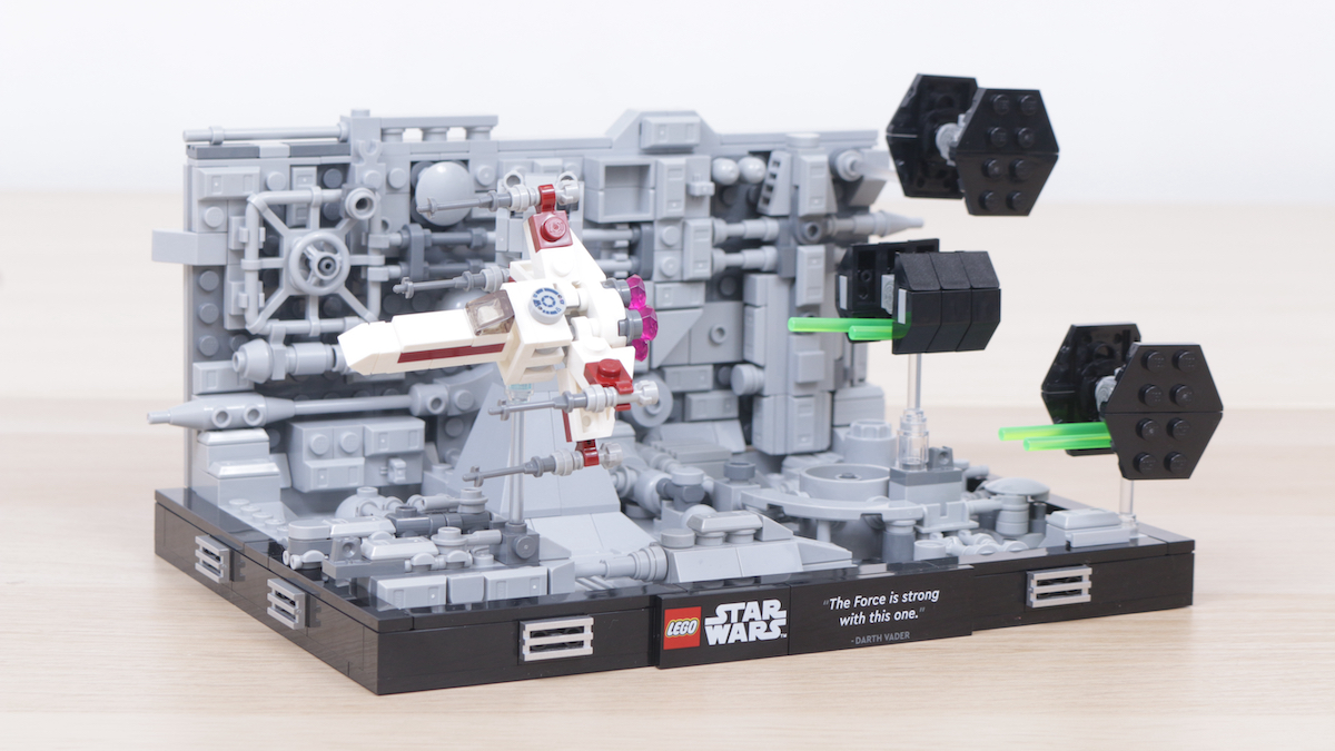 LEGO Star Wars 75329 Death Star Trench Run Diorama review