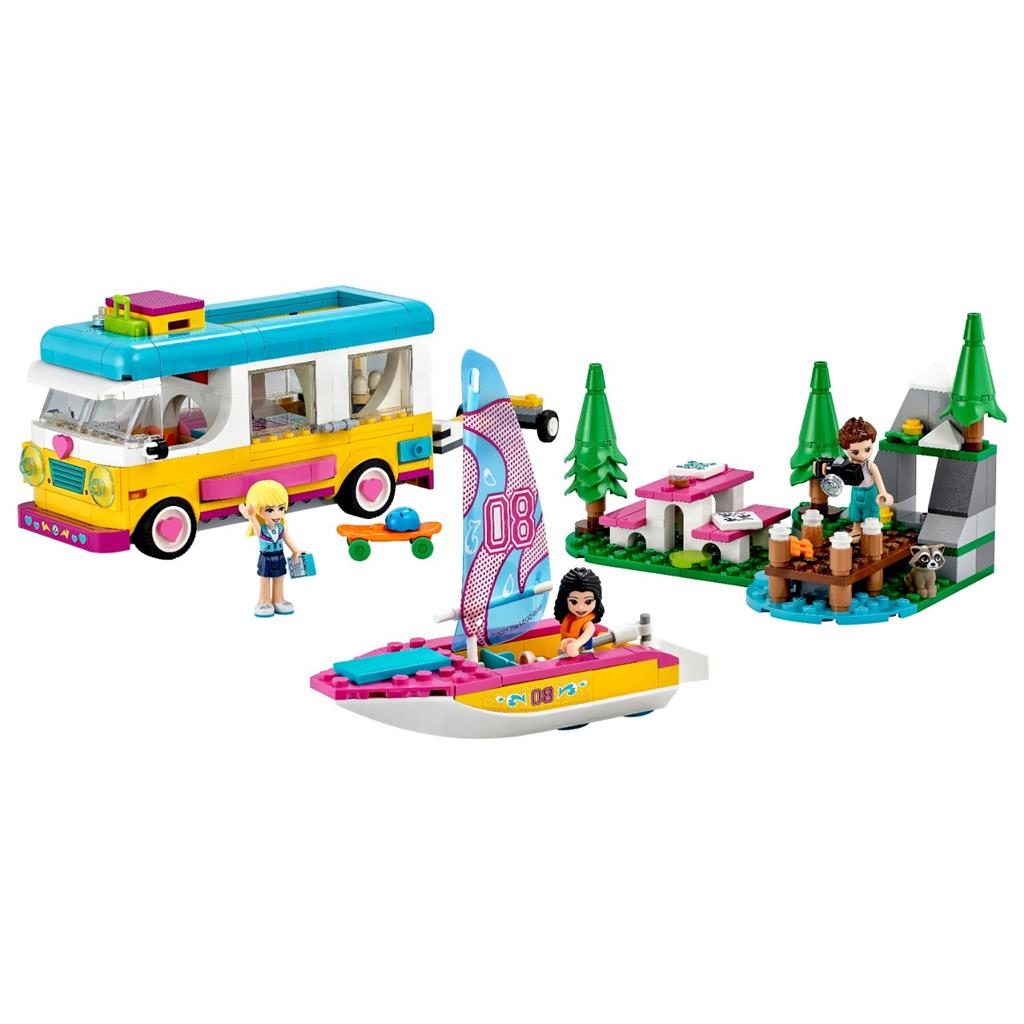 LEGO FRIENDS 41681 FOREST CAMPER VAN AND SAILBOAT 2 1024x1024