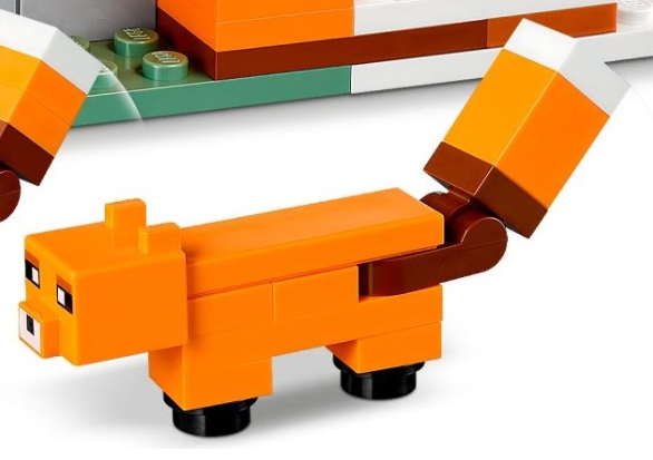 old lego minecraft fox
