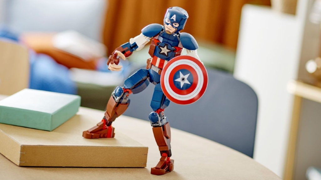 LEGO Marvel 76258 Captain America Construction Figure lifestyle featured 1024x576