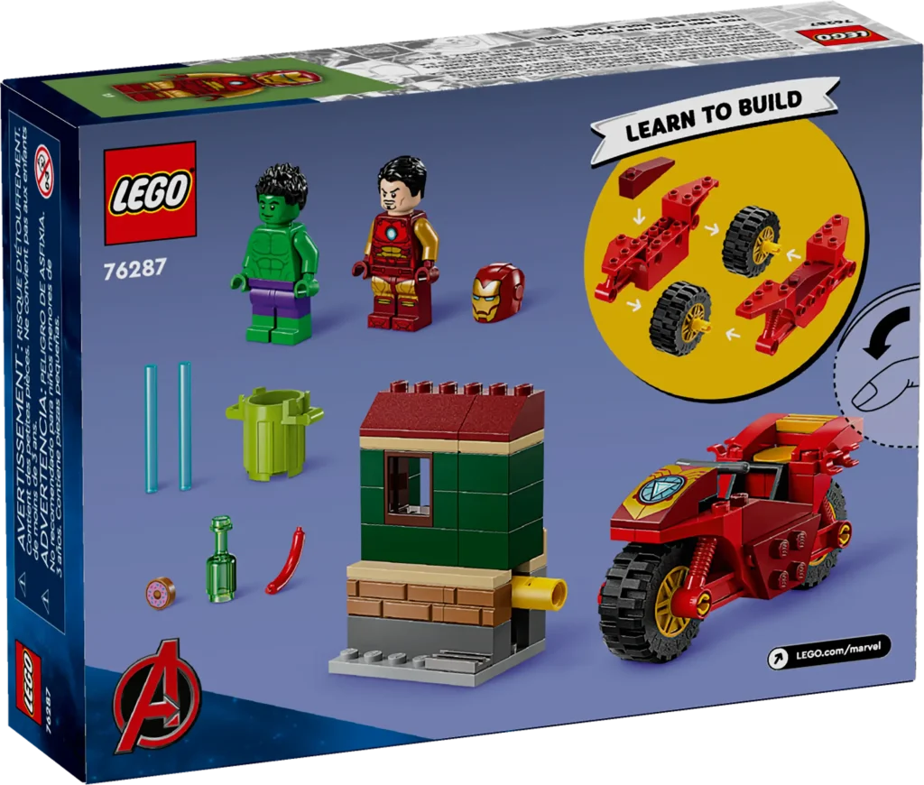 5LEGO Marvel 76287 Iron Man with Bike and The Hulk 5 1024x870