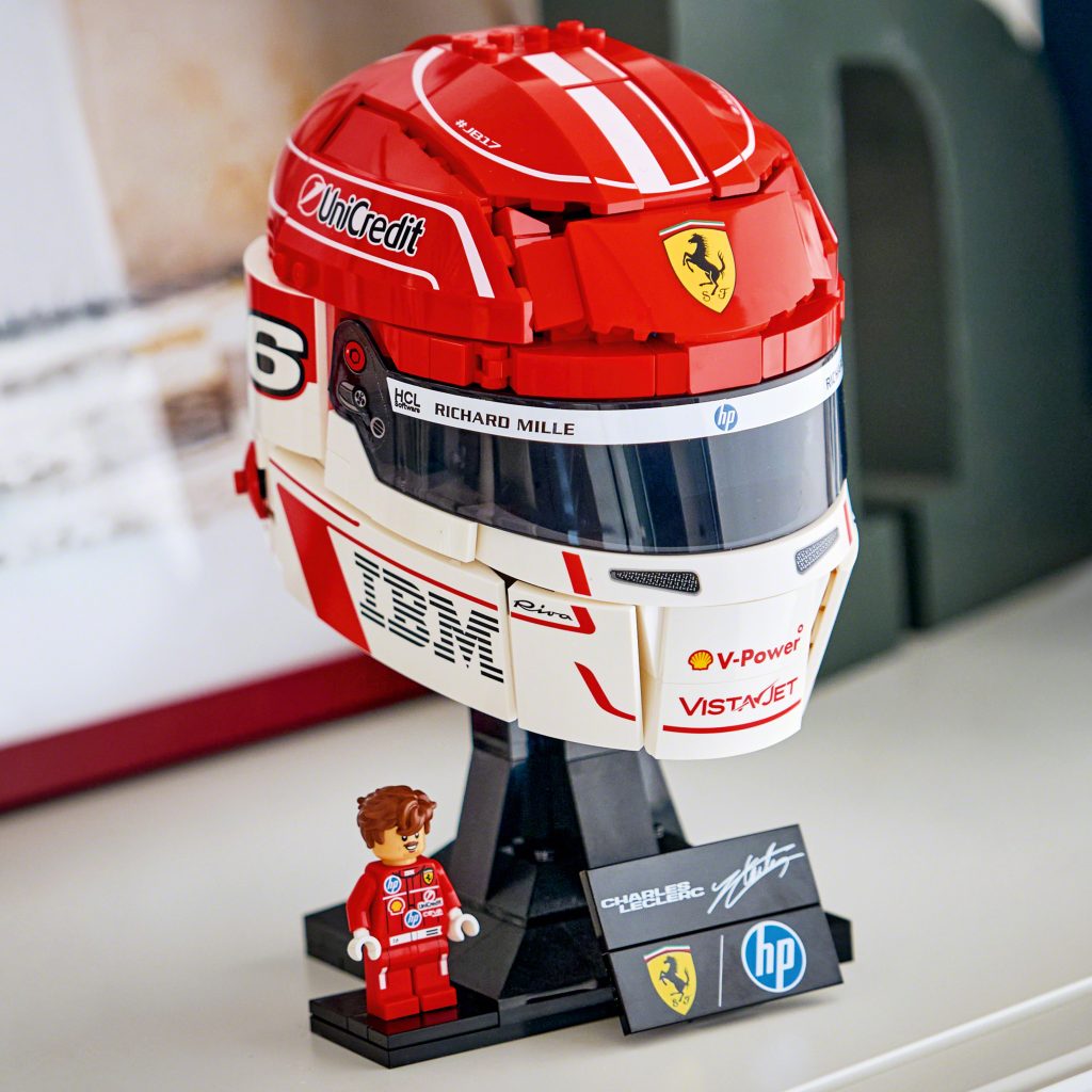 LEGO Editions 43014 Scuderia Ferrari HP Charles Leclerc Helmet 1 1024x1024