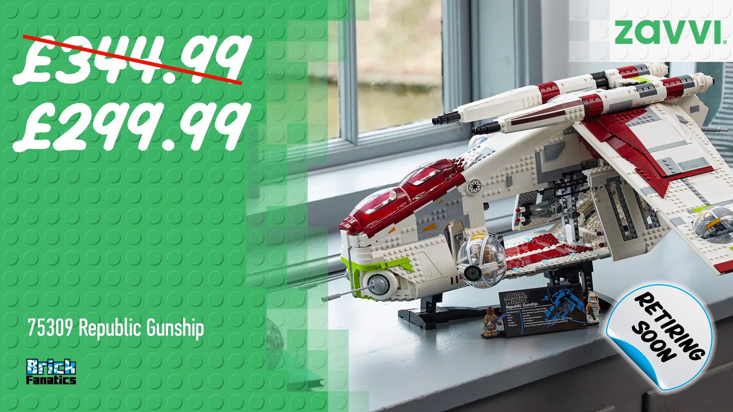 Retired LEGO Star Wars ship still available at Zavvi – and at a discount
