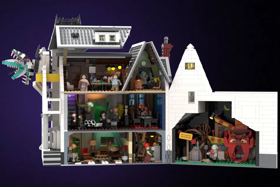LEGO Ideas Beetlejuice Ghost House 2