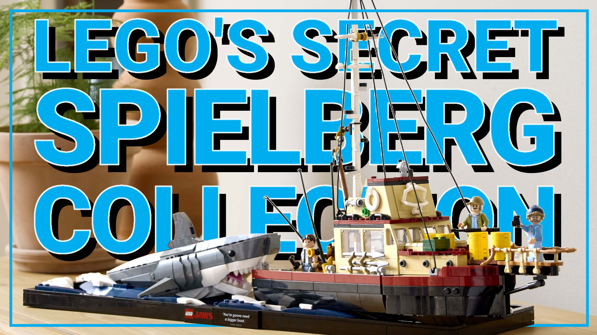 LEGO Jaws and the secret Spielberg collection explained
