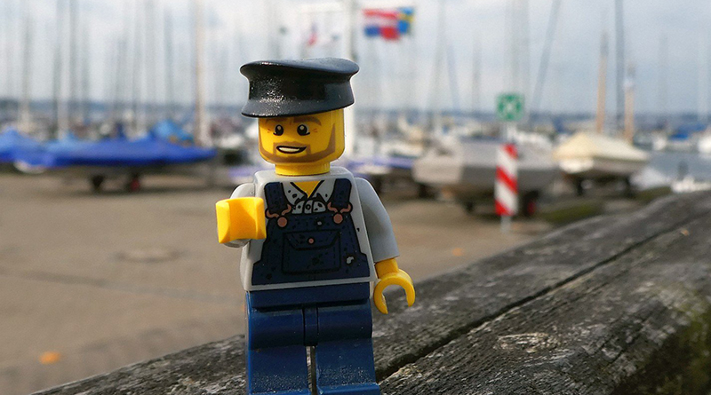 Brick Pic of the Day: Working by the sea