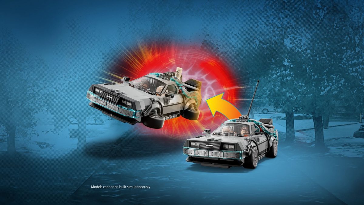 LEGO Speed Champions 77256 Time Machine from Back to the Future 12 1200x675