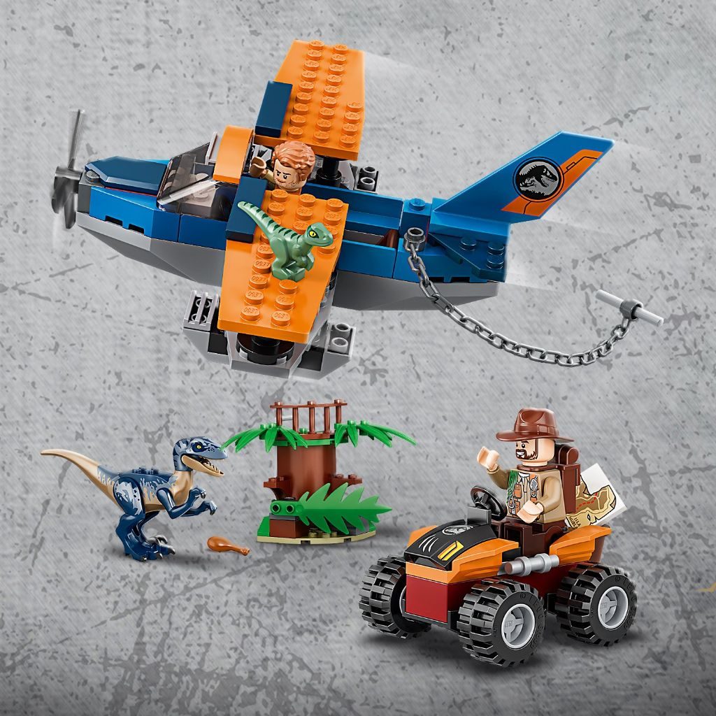 LEGO Jurassic World 75942 Velociraptor Biplane Rescue Mission 9 1024x1024
