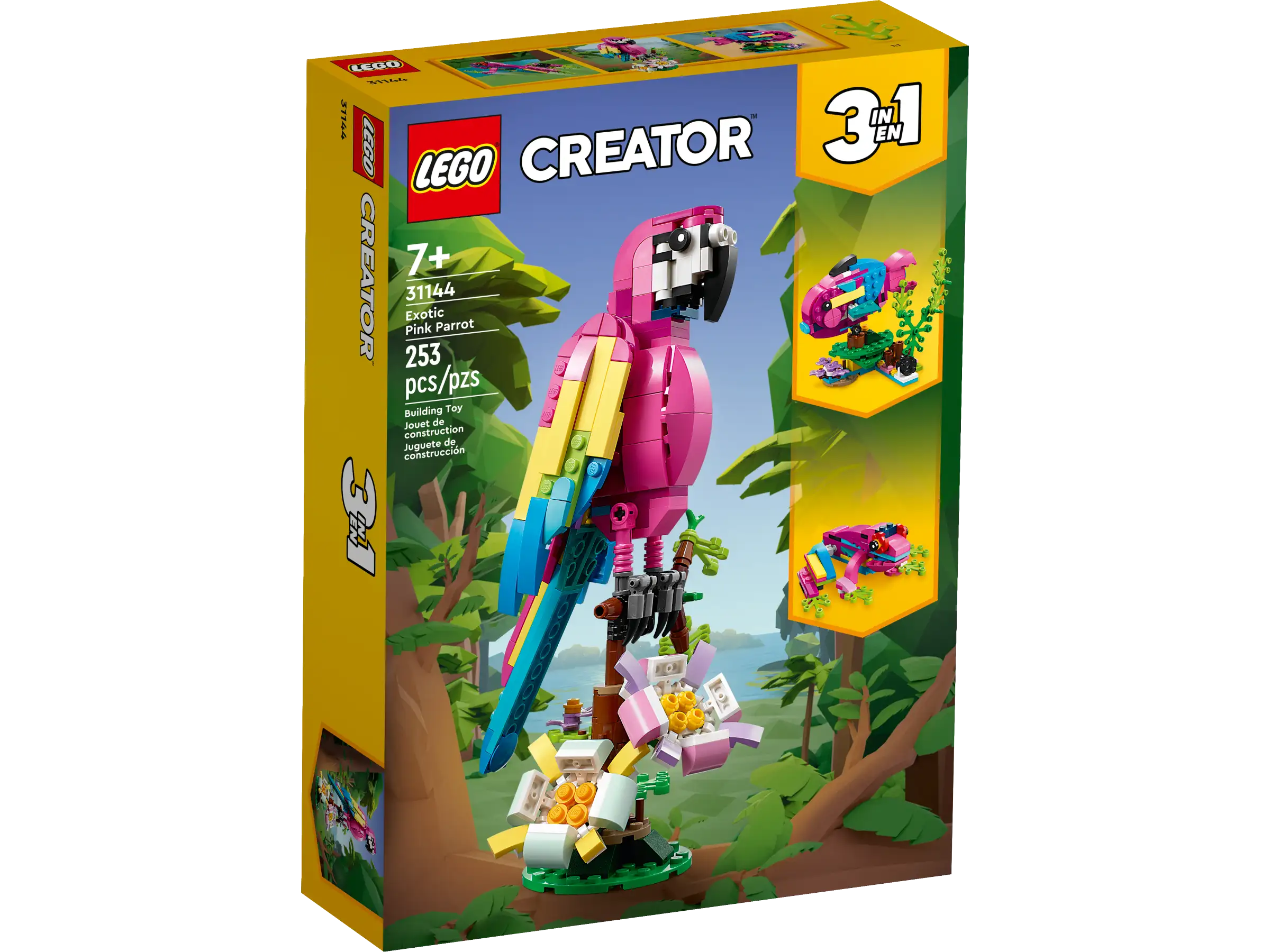 LEGO Creator 3 in 1 31144 Exotic Pink Parrot 1