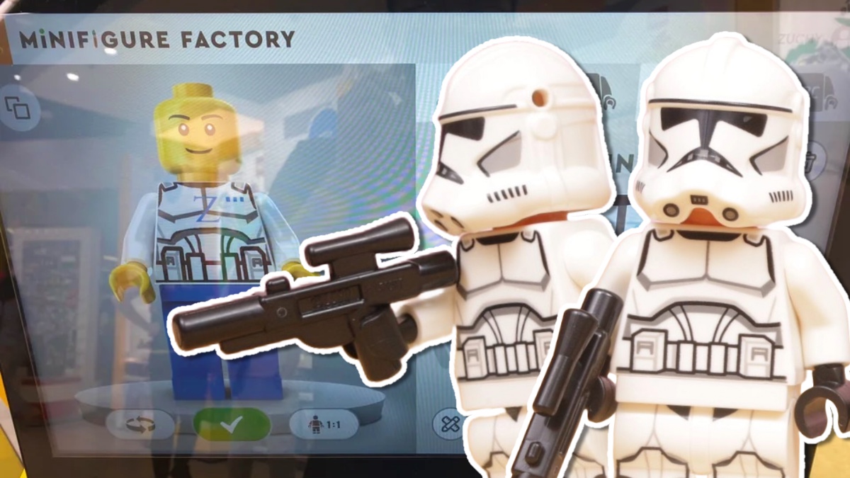 LEGO Store hack: design your own LEGO Star Wars Clone Trooper