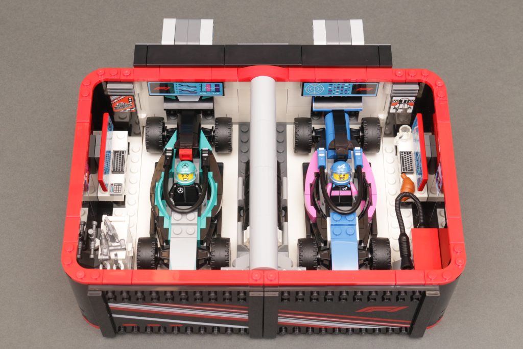 LEGO City 60444 F1 Garage Mercedes AMG Alpine Cars review 12 1024x683