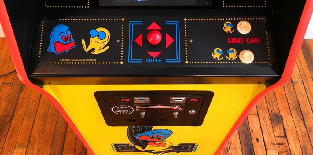 original pacman video arcade game for sale 80s 1024x508 1
