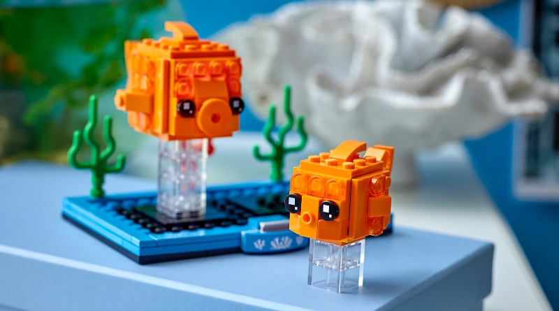 LEGO BrickHeadz Pets 40442 Goldfish and 40443 Budgie revealed