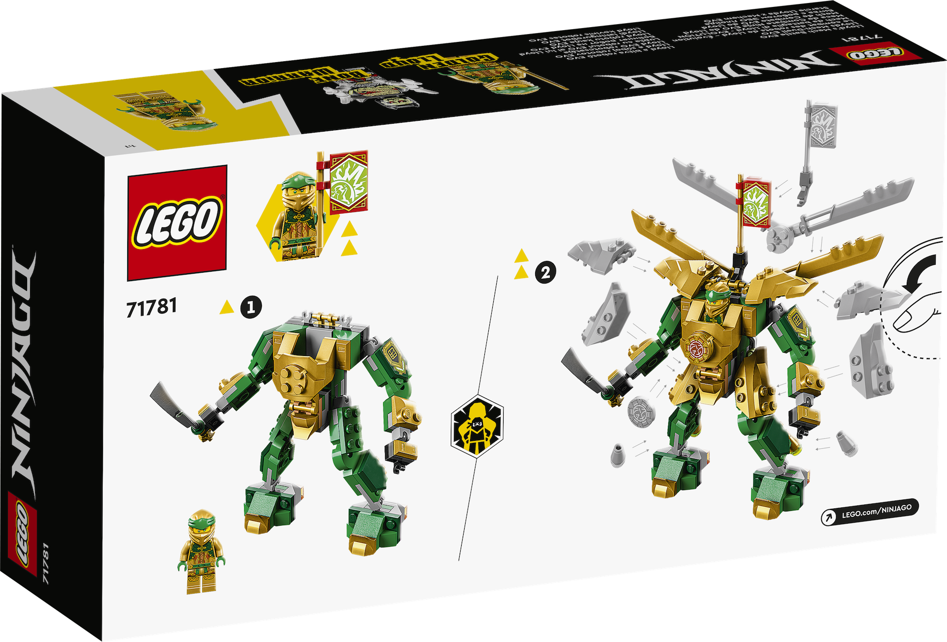 LEGO NINJAGO 71781 Lloyds Mech Battle EVO 2