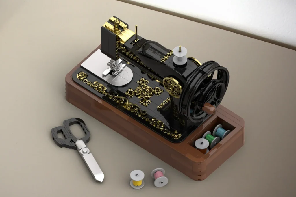 LEGO Ideas Vintage Sewing Machine 2 1024x682