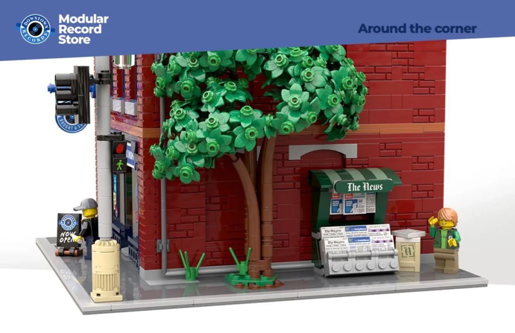 LEGO Ideas Modular record store 1 1024x663