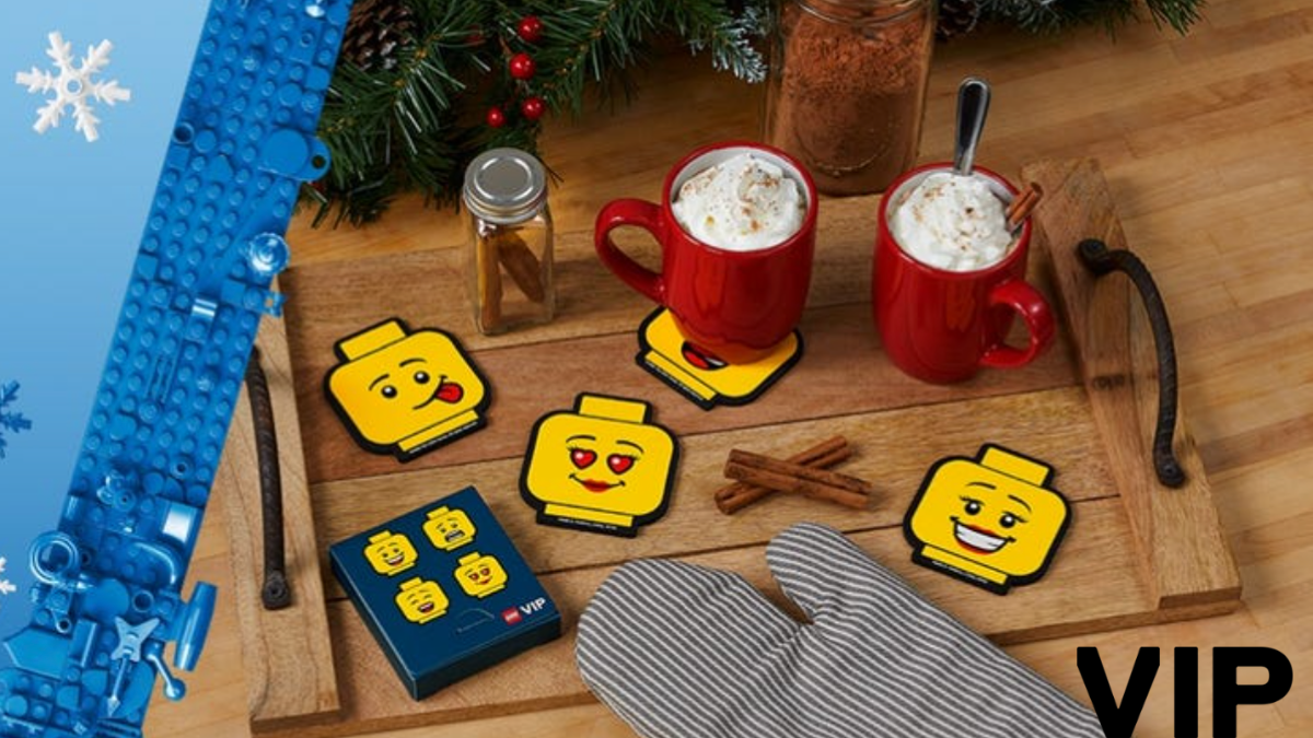 LEGO launches festive VIP 5007623 Minifigure Coasters ahead of the Christmas season