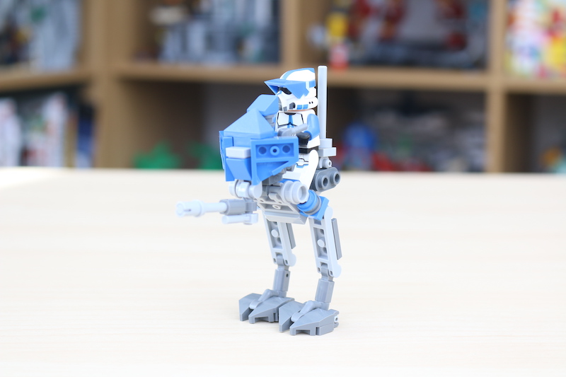 Custom LEGO Star Wars 501st Legion Clone Troopers AT RT build model 4