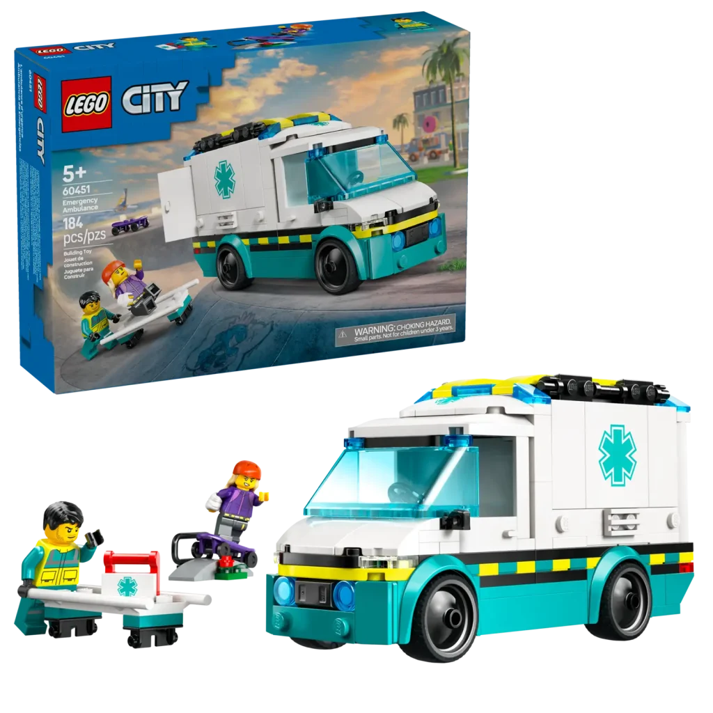 LEGO City 60451 Emergency Ambulance  1024x1024