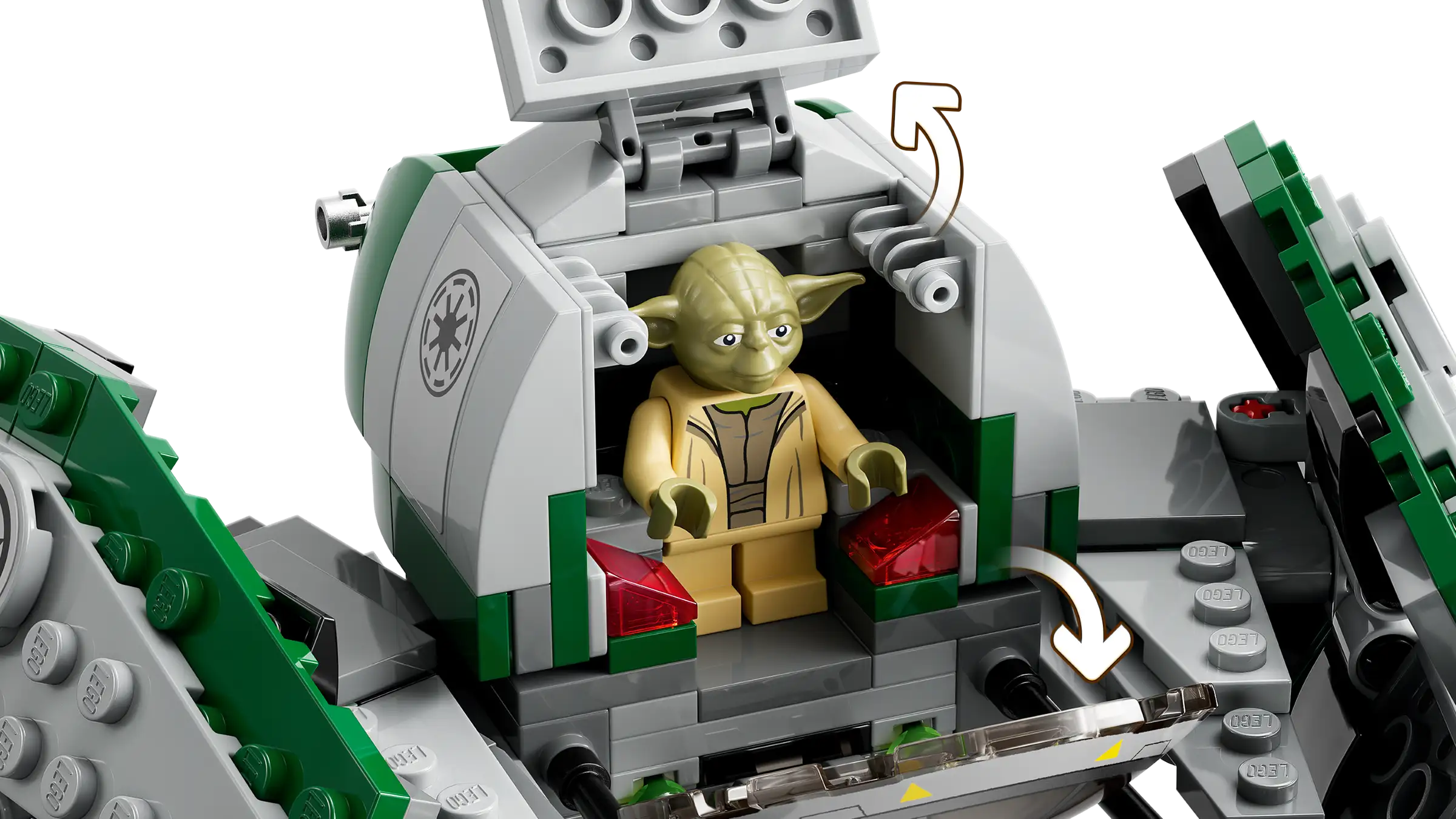 LEGO Star Wars 75360 Yodas Jedi Starfighter 04