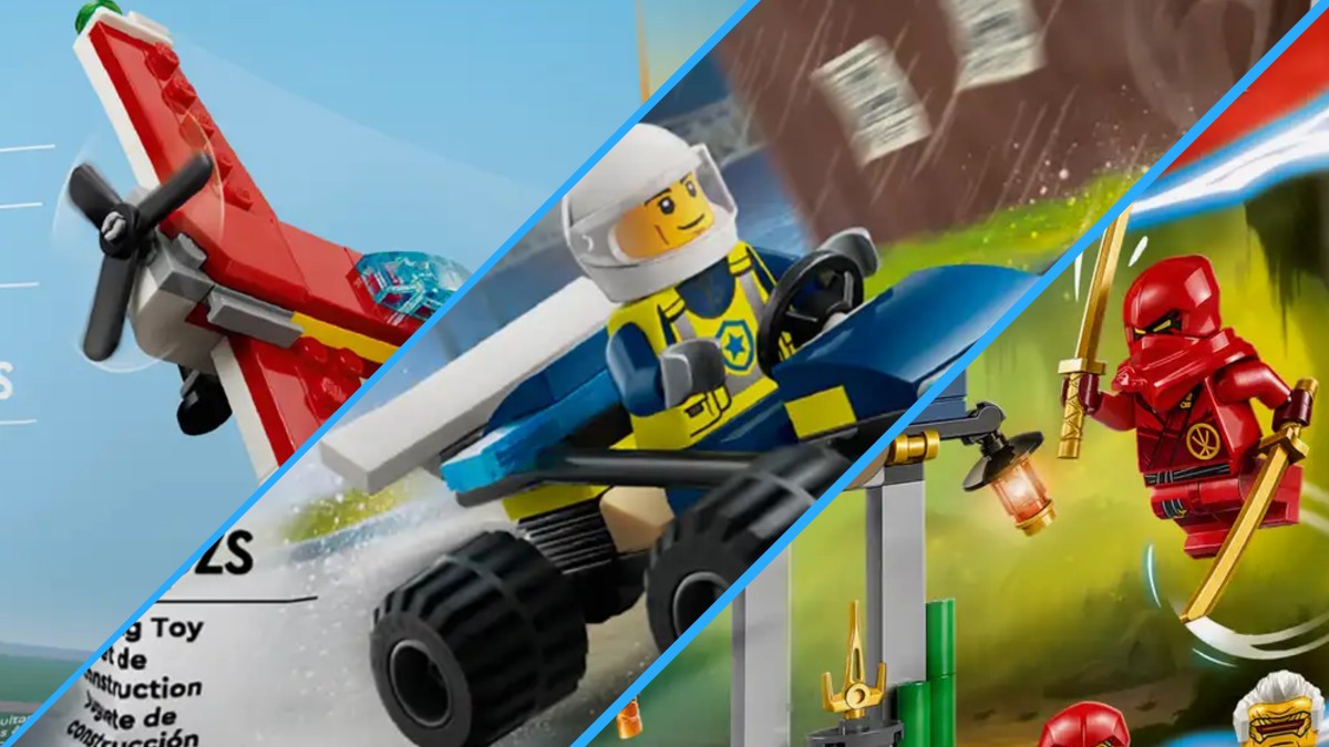 Three LEGO GWPs available in the UK for low minimum spends