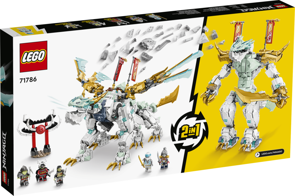 LEGO NINJAGO 71786 Zanes Ice Dragon Creature 2 1024x681
