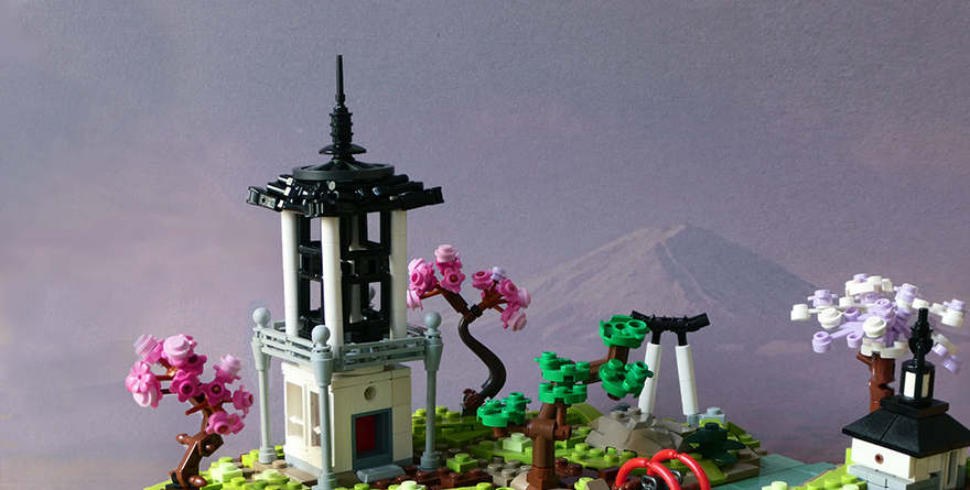 Brick Pic of the Day: Japanese Garden
