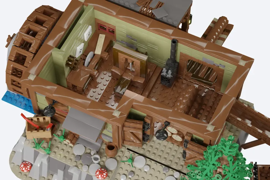 LEGO Ideas OGEL CREEK SAW MILL 8